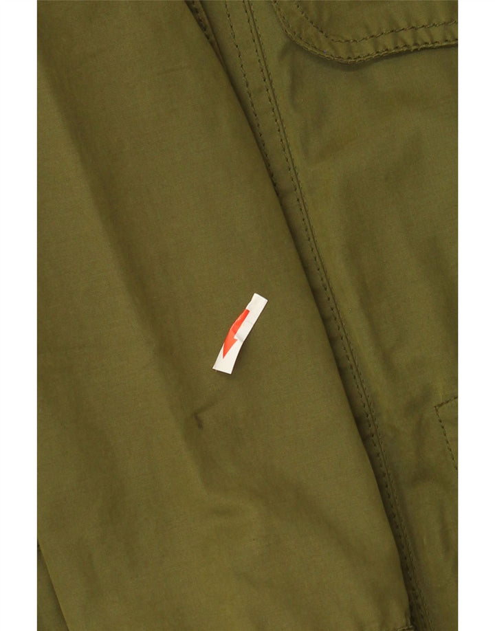 Zara Womens Military Jacket UK 10 Small Green