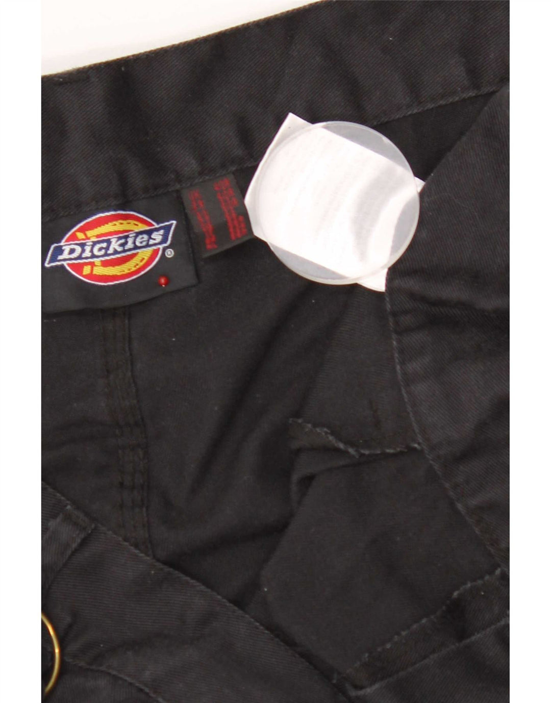 Dickies Mens Straight Cargo Trousers W40 L30 Black Polyester