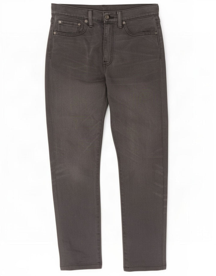 Levi's Mens 522 Slim Jeans W29 L32 Grey Cotton