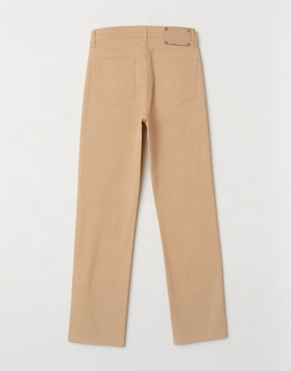Zara Womens Slim Jeans EU 36 XS W26 L28 Beige Cotton