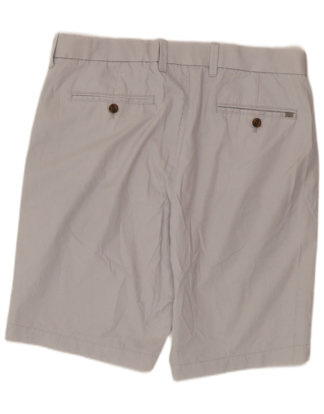 Marks & Spencer Mens Chino Shorts W34 Large  Grey Cotton