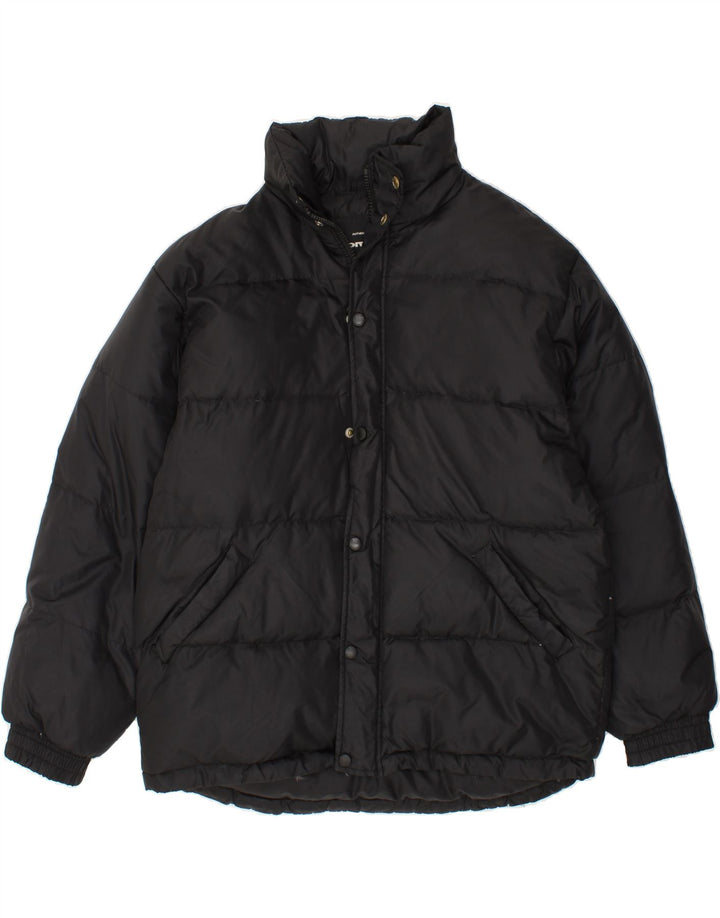 TOM TAILOR Mens Padded Jacket UK 38 Medium Black Nylon Vintage Tom Tailor and Second-Hand Tom Tailor from Messina Hembry 