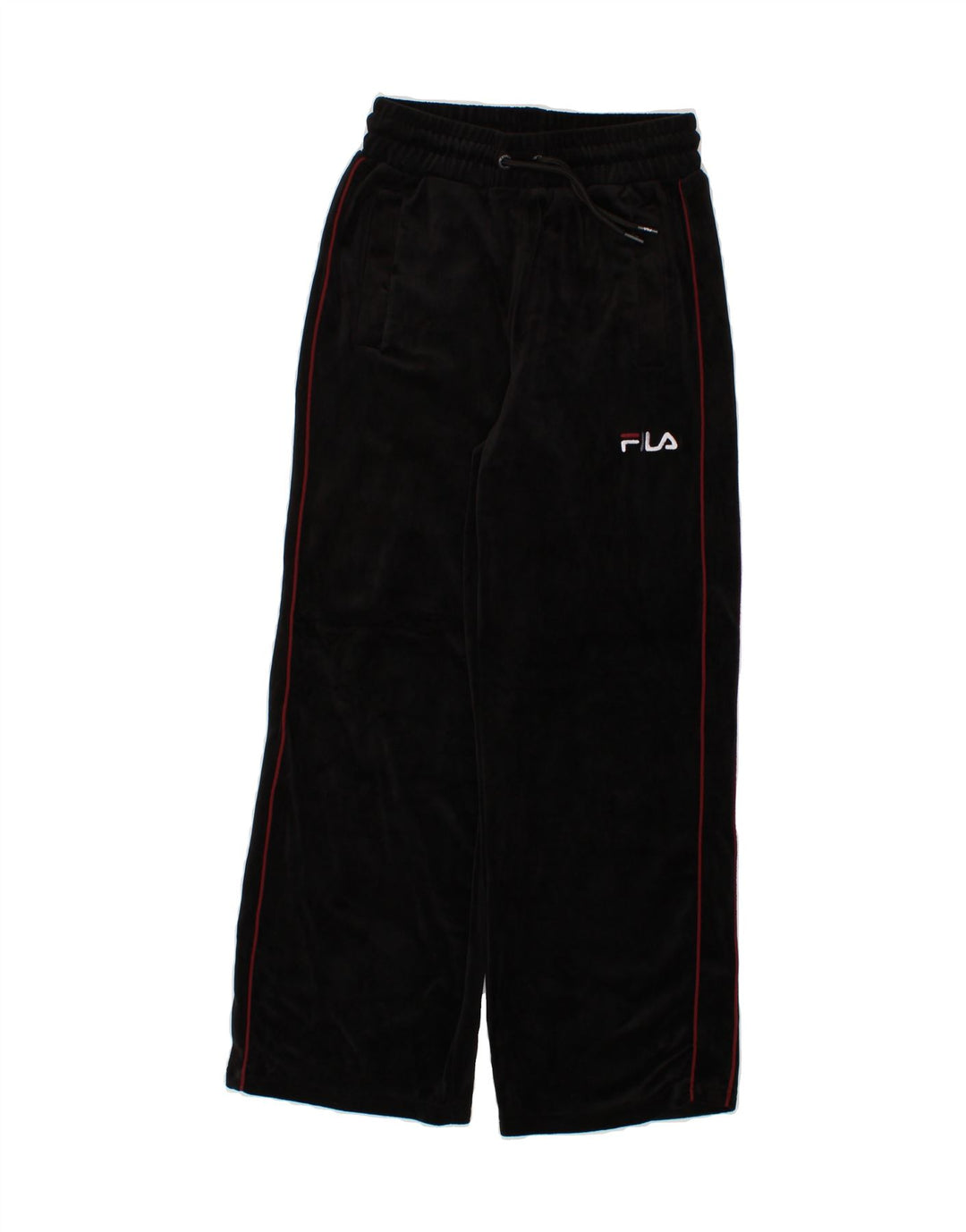 FILA Womens Tracksuit Trousers UK 8 Small  Black Vintage Fila and Second-Hand Fila from Messina Hembry 