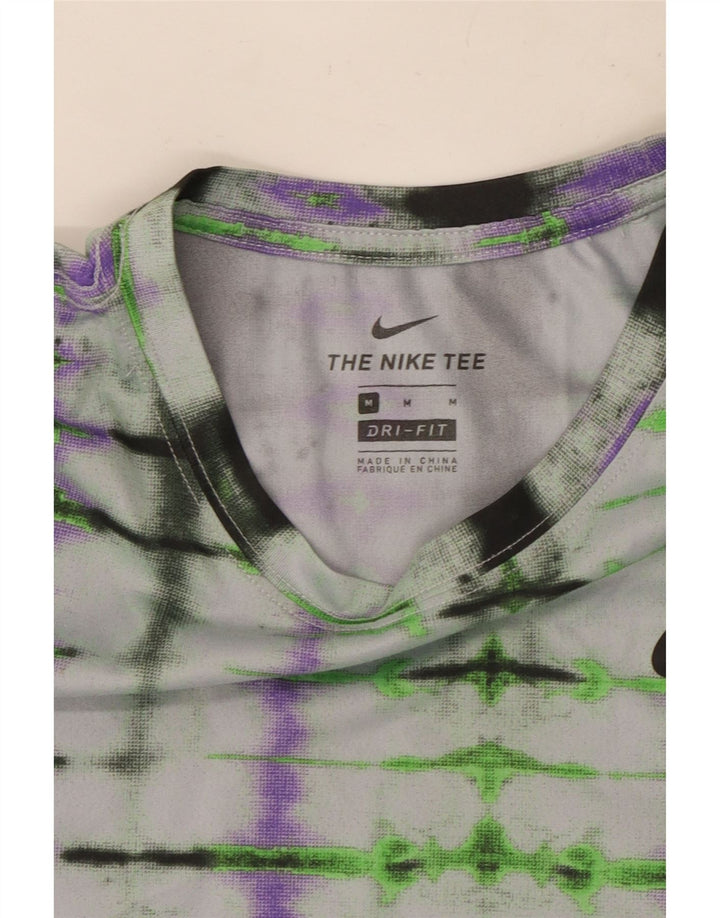 Nike Mens T-Shirt Top Medium Multicoloured Tie Dye