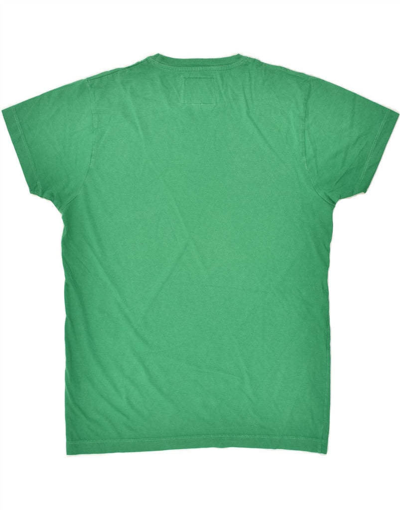 JACK & JONES Mens Graphic T-Shirt Top Medium Green Cotton | Vintage Jack & Jones | Thrift | Second-Hand Jack & Jones | Used Clothing | Messina Hembry 