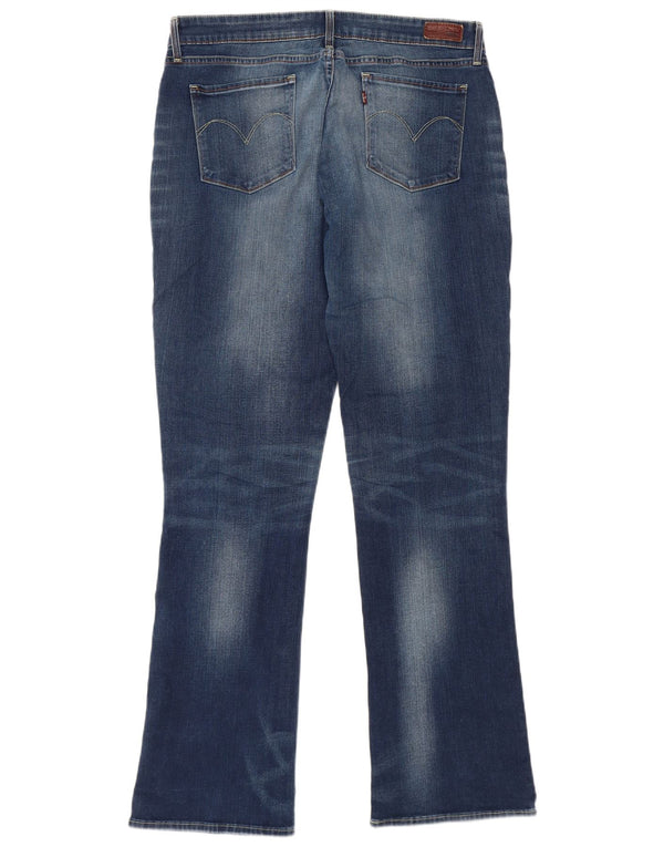 Levi's Womens Demi Curve Modern Rise Bootcut Skinny Jeans W32 L34 Blue