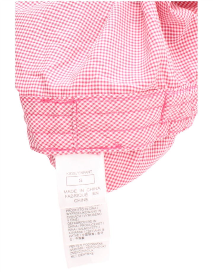 Jack Wolfskin Girls Neck Drape Trapper Hat 4-5 Years Small Pink Houndstooth