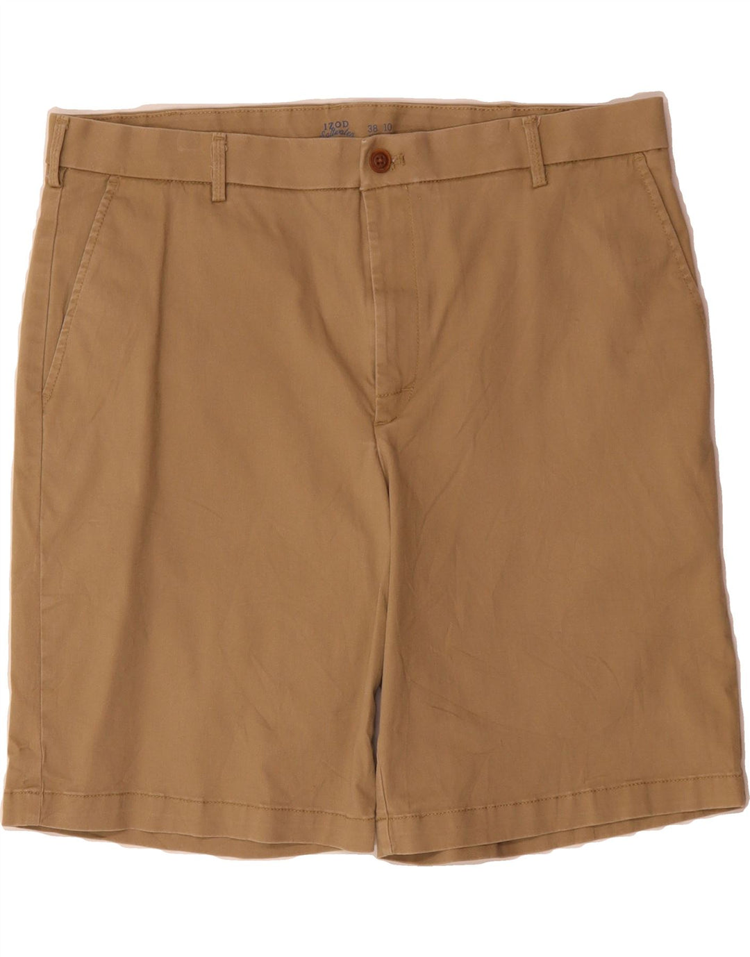 IZOD Mens Chino Shorts W38 XL Beige Cotton Vintage Izod and Second-Hand Izod from Messina Hembry 