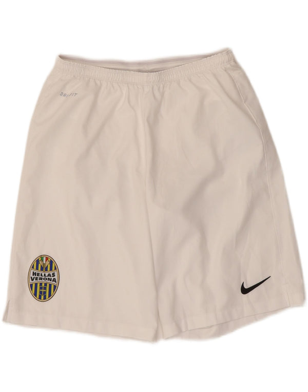 Nike Mens HELLAS VERONA Sport Shorts Medium  White Polyester