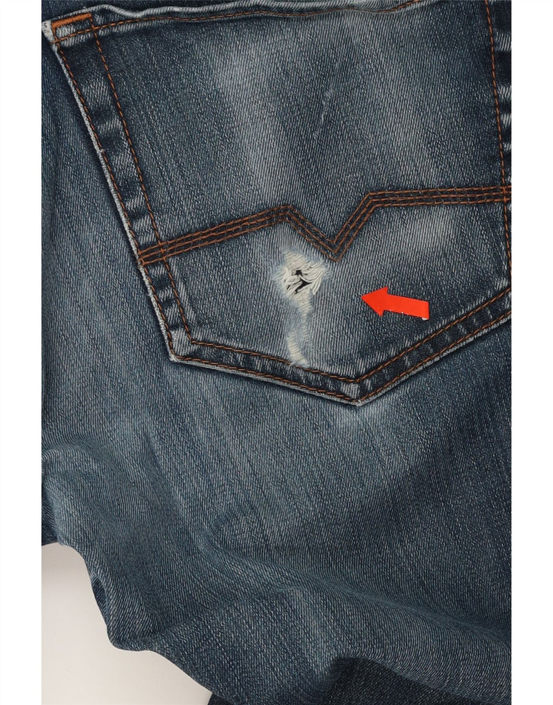 HUGO BOSS Mens Regular Fit Straight Jeans W32 L34 Blue Cotton Vintage Hugo Boss and Second-Hand Hugo Boss from Messina Hembry 