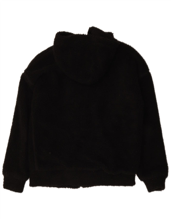 Mistral Mens Hooded Fleece Jacket UK 38 Medium Black Polyester