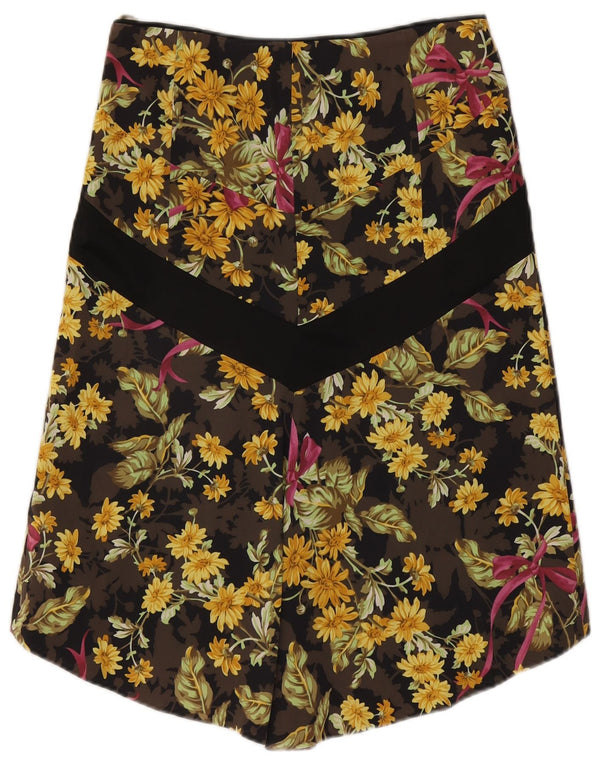 Karen Millen Womens Straight Skirt UK 12 Medium W30 Multicoloured Floral
