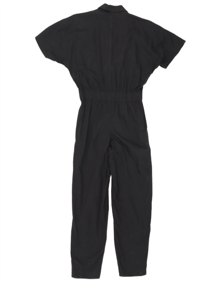 Vintage Womens Jumpsuit IT 42 Medium  Navy Blue Cotton