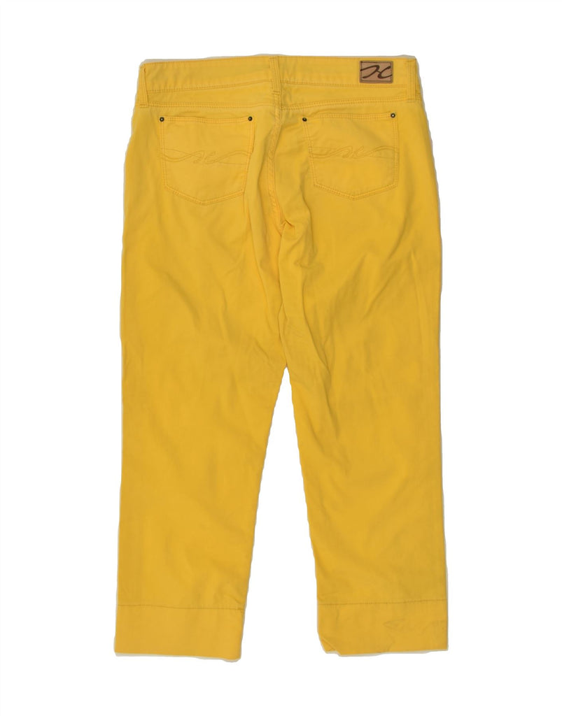 TOMMY HILFIGER Womens Straight Cropped Trousers W29 L24  Yellow | Vintage Tommy Hilfiger | Thrift | Second-Hand Tommy Hilfiger | Used Clothing | Messina Hembry 