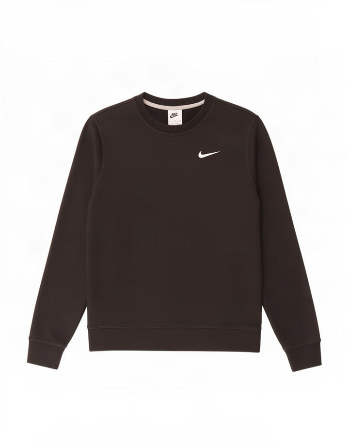 Nike Mens Sweatshirt Jumper Small Black Cotton