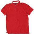 Tommy Hilfiger Mens Regular Fit Polo Shirt Medium Burgundy Cotton