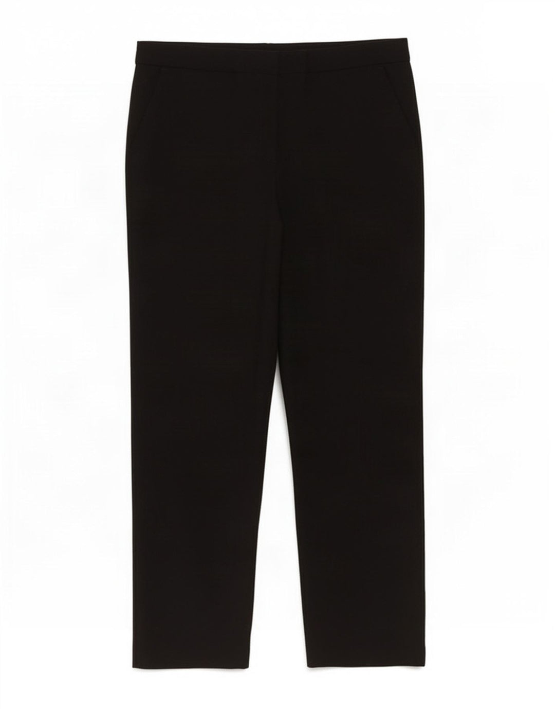 Trussardi Womens Straight Cropped Trousers W32 L26 Black
