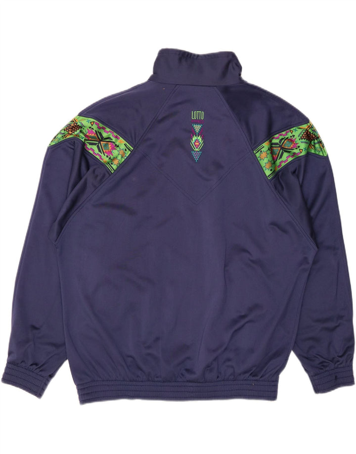 LOTTO Mens Full Tracksuit XL  Navy Blue Geometric Polyester