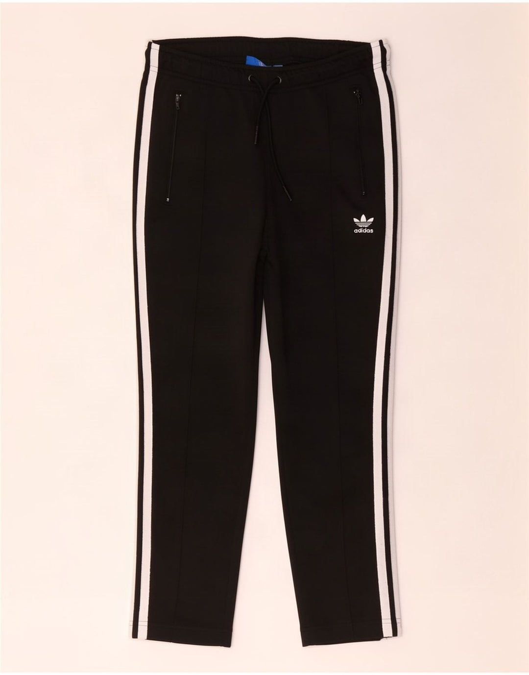 Adidas Womens Tracksuit Trousers UK 10 Small Black Polyester