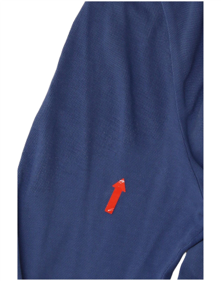 Brooksfield Mens Slim Fit Shirt IT 46 Small Blue Cotton