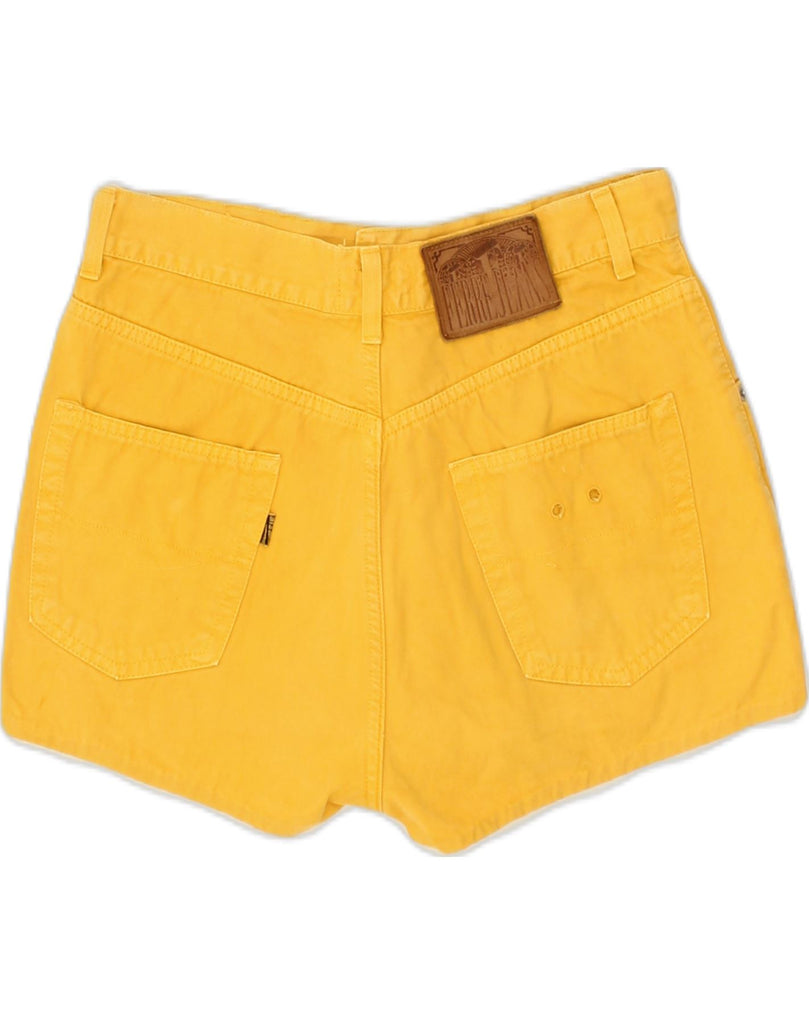 GIANFRANCO FERRE Womens Hot Pants W30 Medium  Yellow Cotton | Vintage Gianfranco Ferre | Thrift | Second-Hand Gianfranco Ferre | Used Clothing | Messina Hembry 