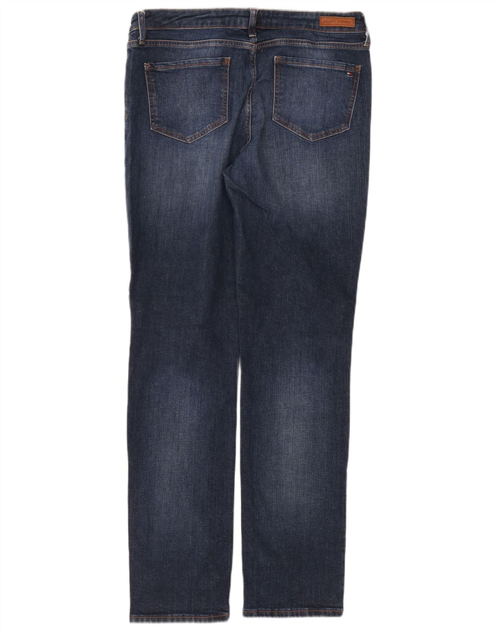 Tommy Hilfiger Womens Rome Straight Jeans W32 L32 Navy Blue