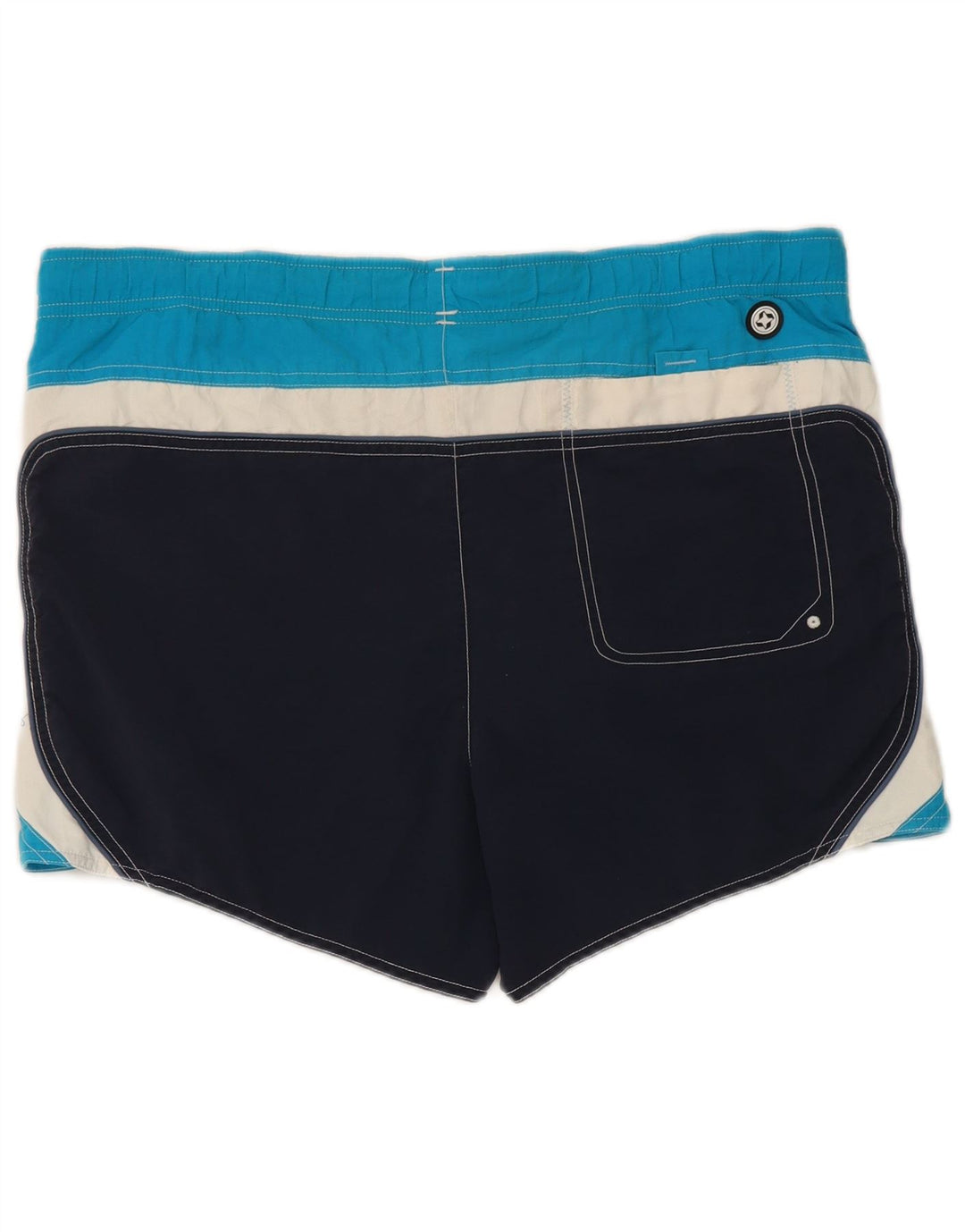 Colmar Womens Swimming Shorts IT 48 XL Blue Colourblock Polyamide