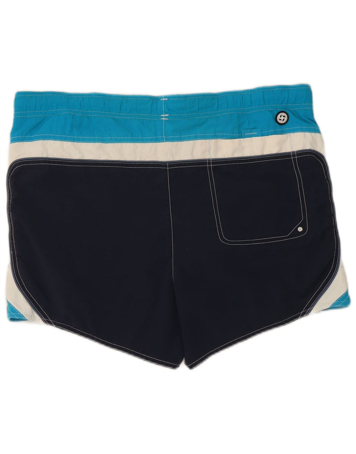 Colmar Womens Swimming Shorts IT 48 XL Blue Colourblock Polyamide