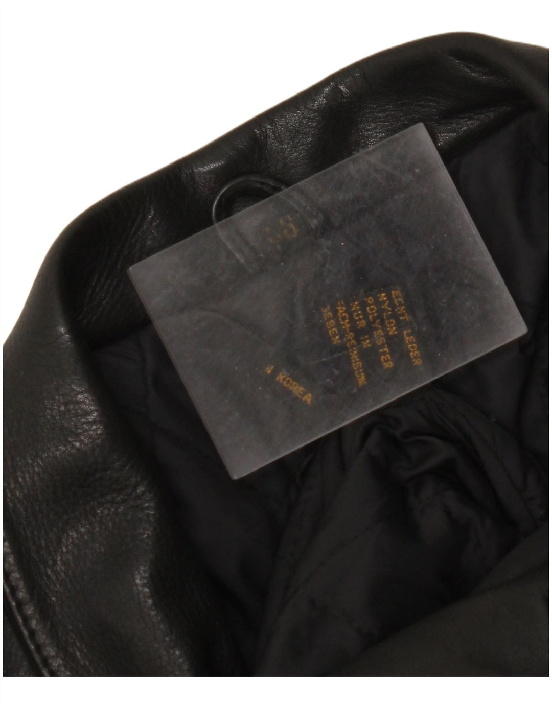 VINTAGE Womens Leather Biker Jacket UK 18 XL Black Leather