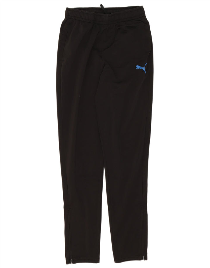 Puma Boys Tracksuit Trousers 13-14 Years  Black Polyester