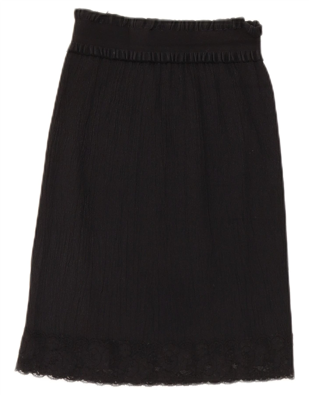 Vintage Womens A-Line Skirt W26 Small  Black