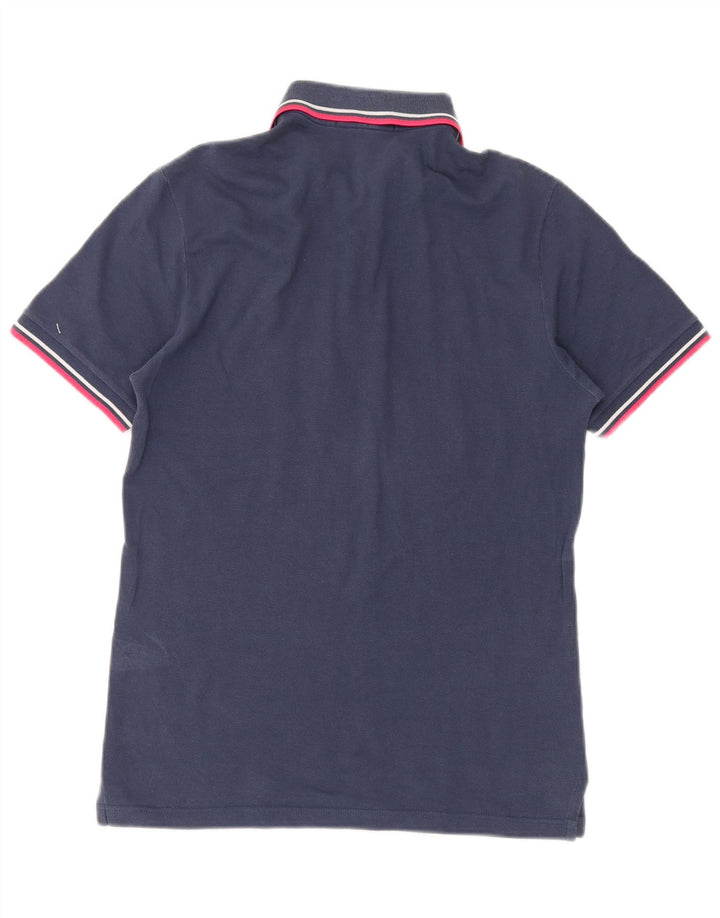 FRED PERRY Mens Polo Shirt Small Navy Blue