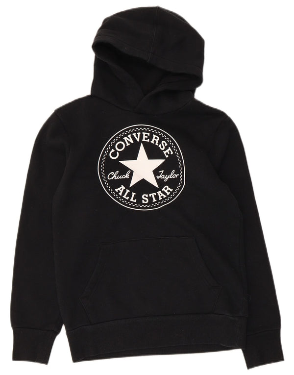 Converse Boys Chuck Taylor Graphic Hoodie Jumper 10-11 Years Medium Black