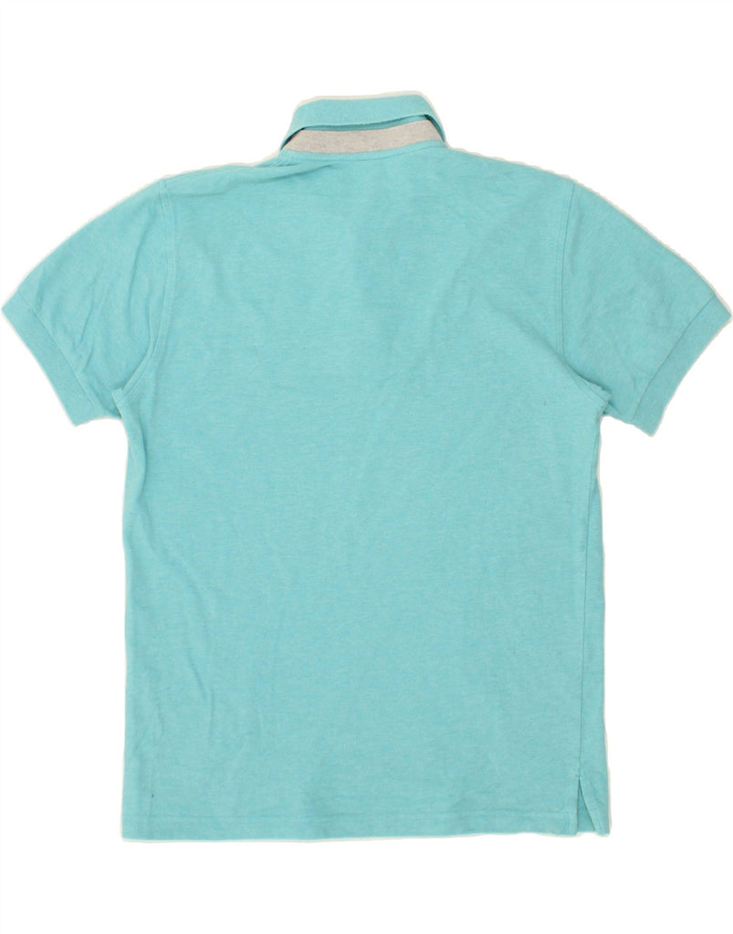 FAY Mens Polo Shirt Large Turquoise Cotton | Vintage Fay | Thrift | Second-Hand Fay | Used Clothing | Messina Hembry 