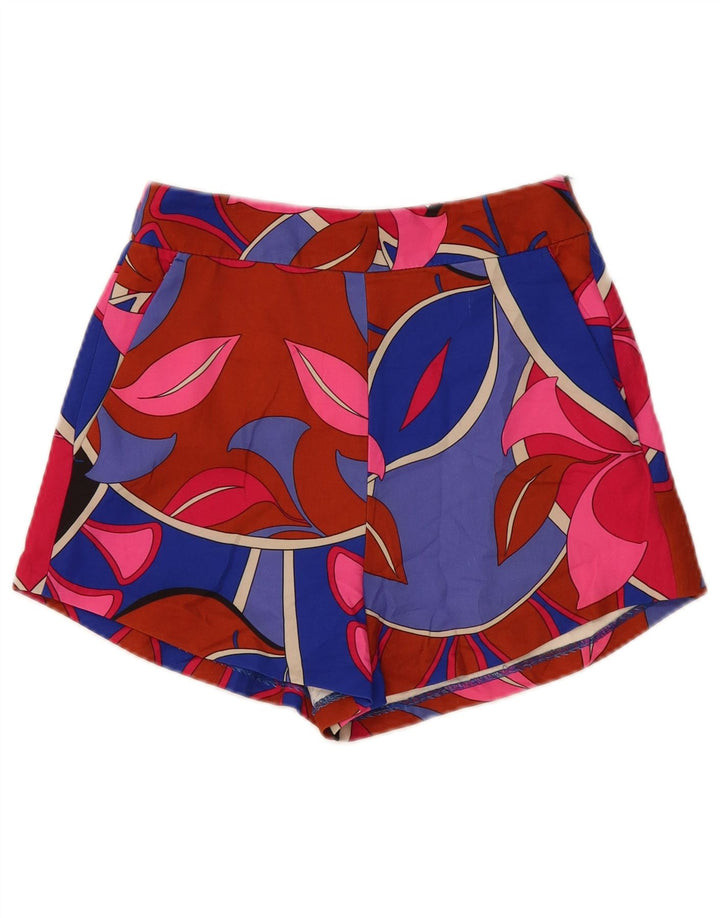 Zara Womens Casual Shorts XS W24  Multicoloured Polyester