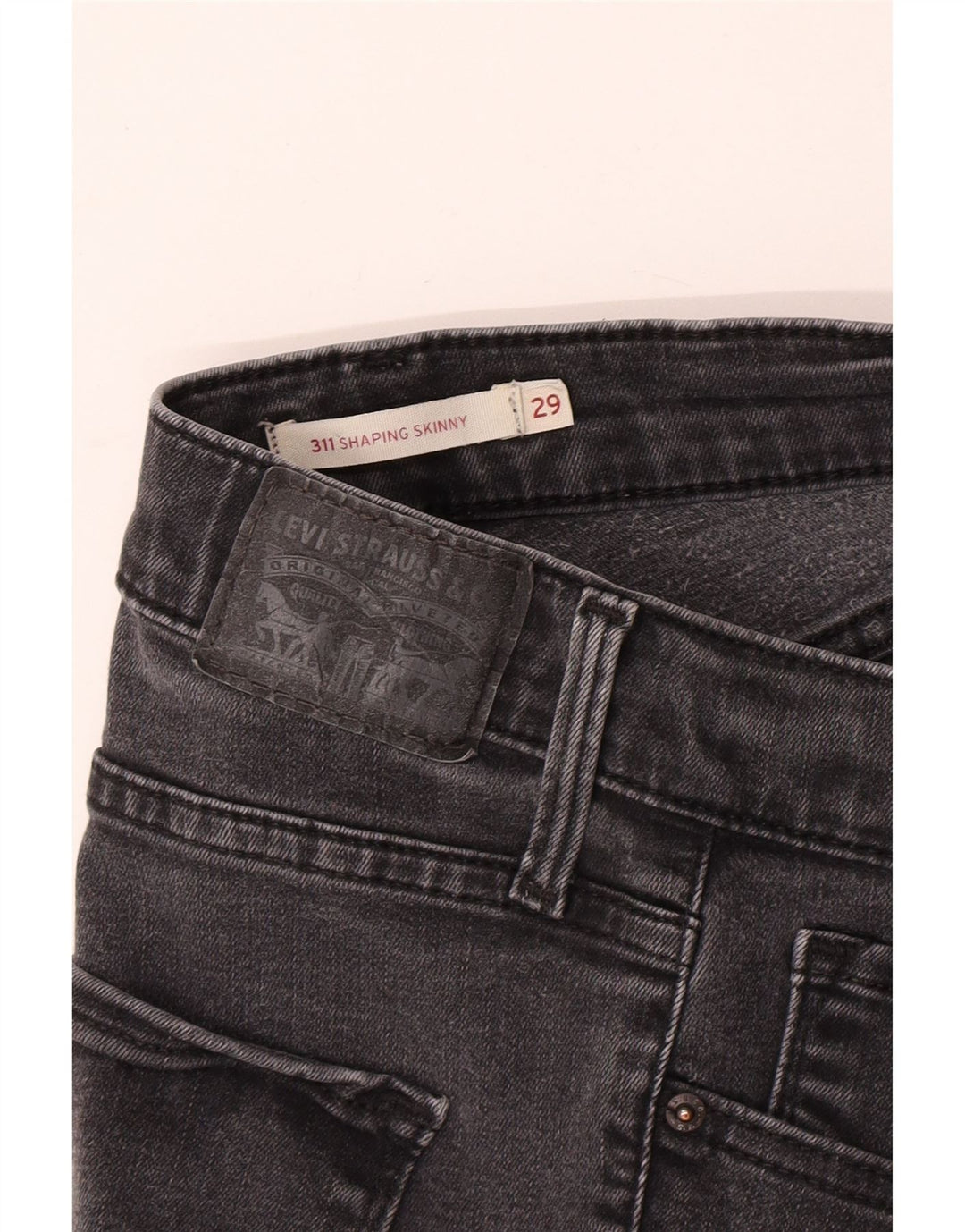 Levi's Womens 311 Shaping Skinny Jeans W29 L29 Grey
