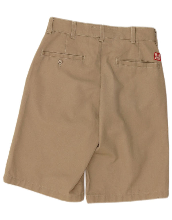 Vans Mens Red Kap Chino Shorts W28 Small Khaki Polyester