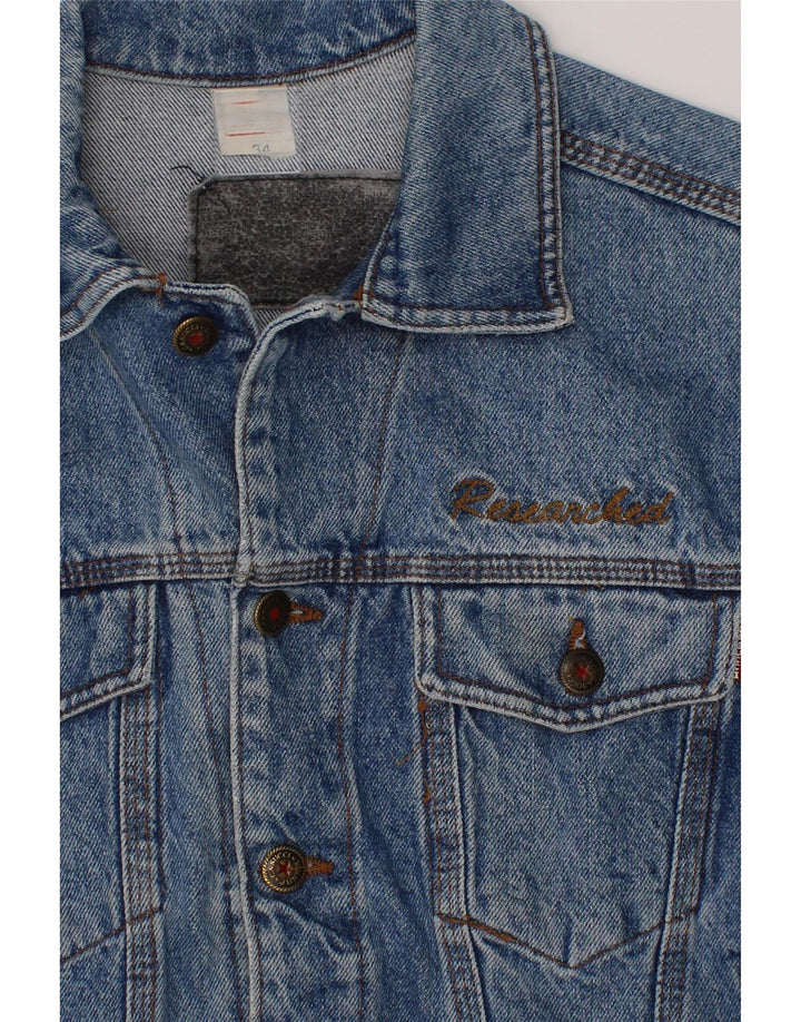CASSUCI Boys Denim Jacket 10-11 Years Blue Vintage Cassuci and Second-Hand Cassuci from Messina Hembry 