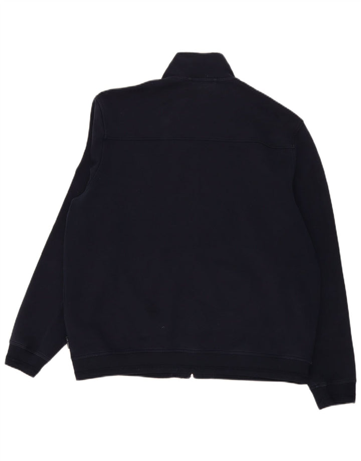 Ted Baker Mens Tracksuit Top Jacket Size 7 3XL Navy Blue Cotton