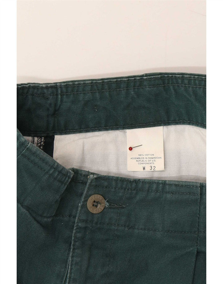 Dockers Mens Chino Shorts Medium W32 Green Cotton