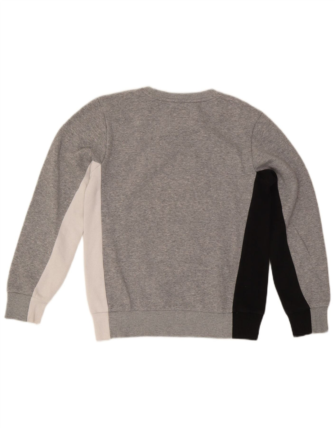 Converse Boys Graphic Sweatshirt Jumper 12-13 Years Large Grey Colourblock