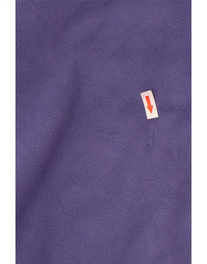 The North Face Mens Fleece Jacket UK 40 Large Purple Colourblock Polyester