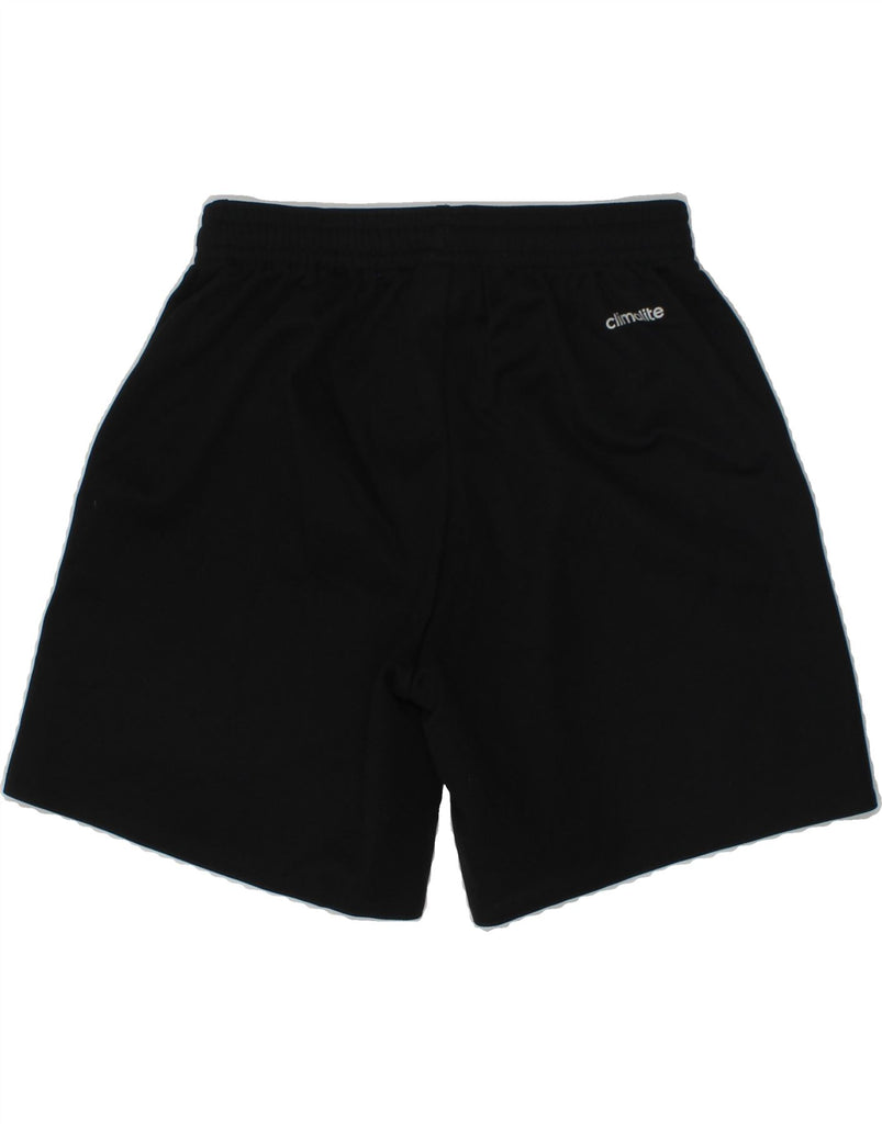 ADIDAS Boys Climalite Sport Shorts 7-8 Years Black Polyester | Vintage Adidas | Thrift | Second-Hand Adidas | Used Clothing | Messina Hembry 