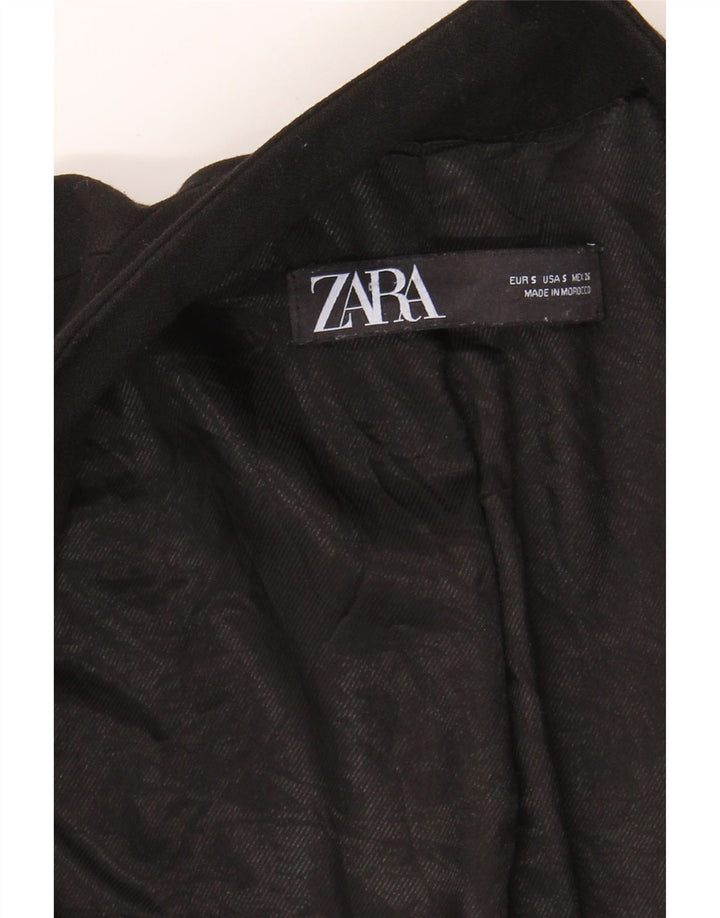 ZARA Womens Overcoat UK 10 Small Black Vintage Zara and Second-Hand Zara from Messina Hembry 