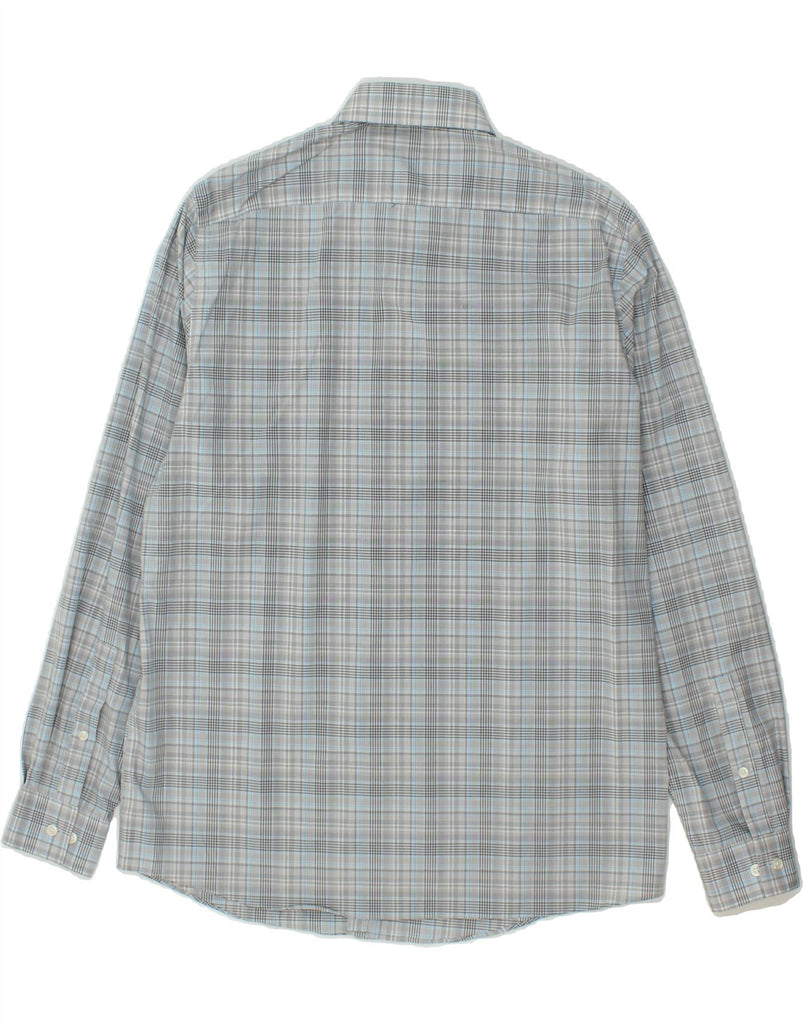 MICHAEL KORS Mens Regular Fit Shirt Size 16 Large Blue Check Vintage Michael Kors and Second-Hand Michael Kors from Messina Hembry 