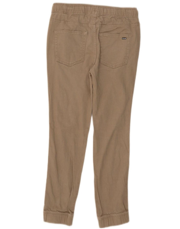 Hurley Girls Joggers Casual Trousers 10-11 Years Medium W27 L24 Beige