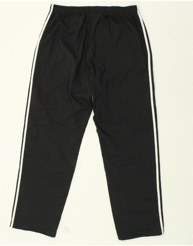 ADIDAS Mens Tracksuit Trousers UK 44/46 Large Black Colourblock Polyester | Vintage Adidas | Thrift | Second-Hand Adidas | Used Clothing | Messina Hembry 