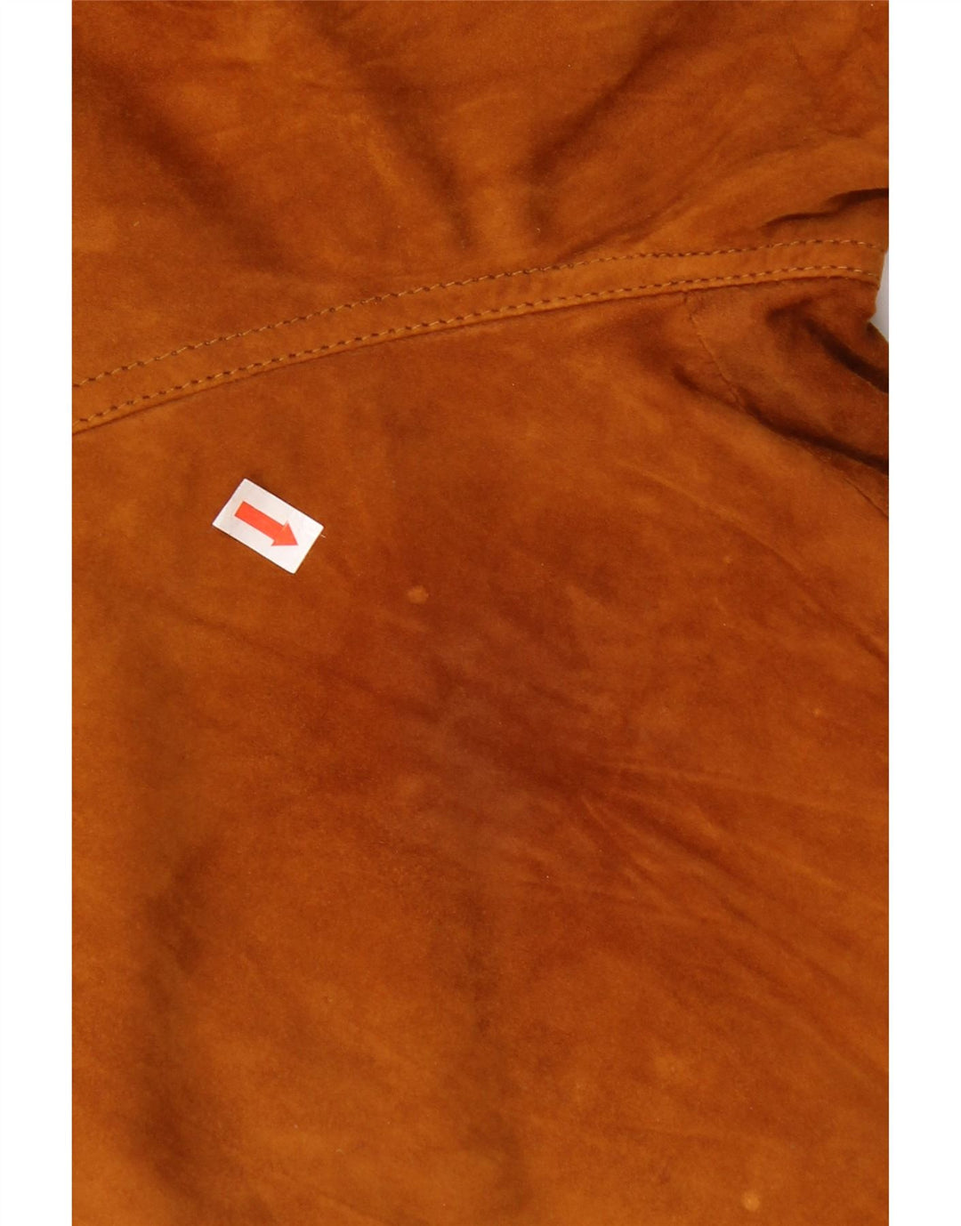 Vintage Mens Suede Bomber Jacket IT 52 XL Brown Leather