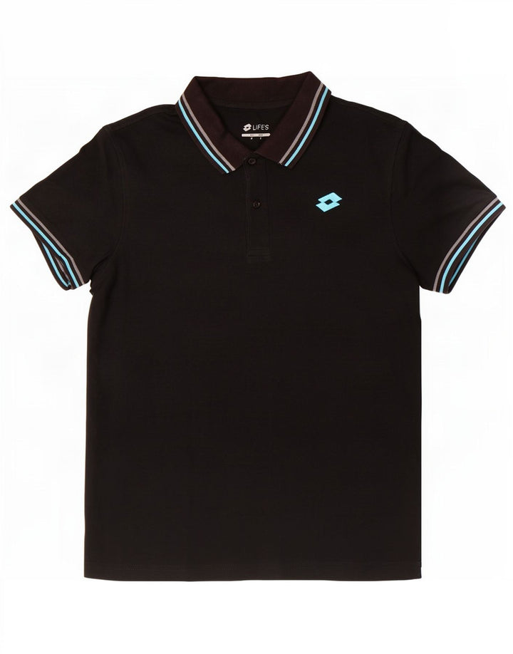 Lotto Mens Polo Shirt Small Black