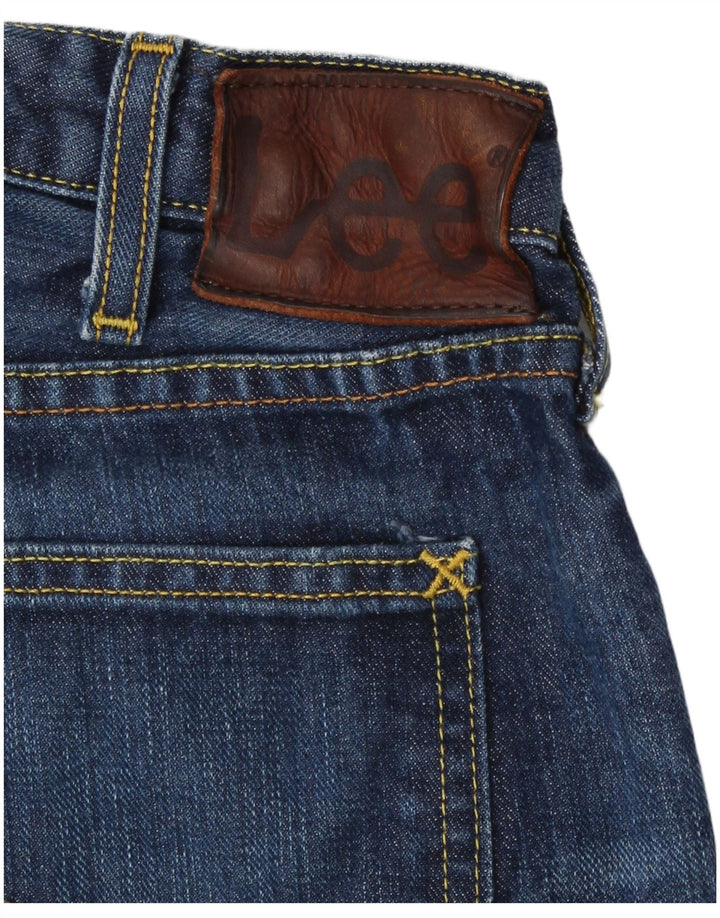 Lee Mens Blake Straight Jeans W34 L32 Blue Cotton
